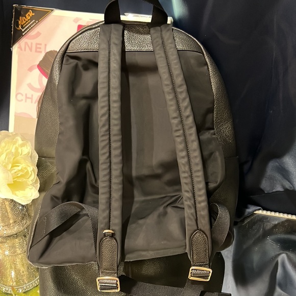 🔥SOLD🔥🖤Coach Black Pebbled Leather Charlie Backpack - Picture 6 of 8